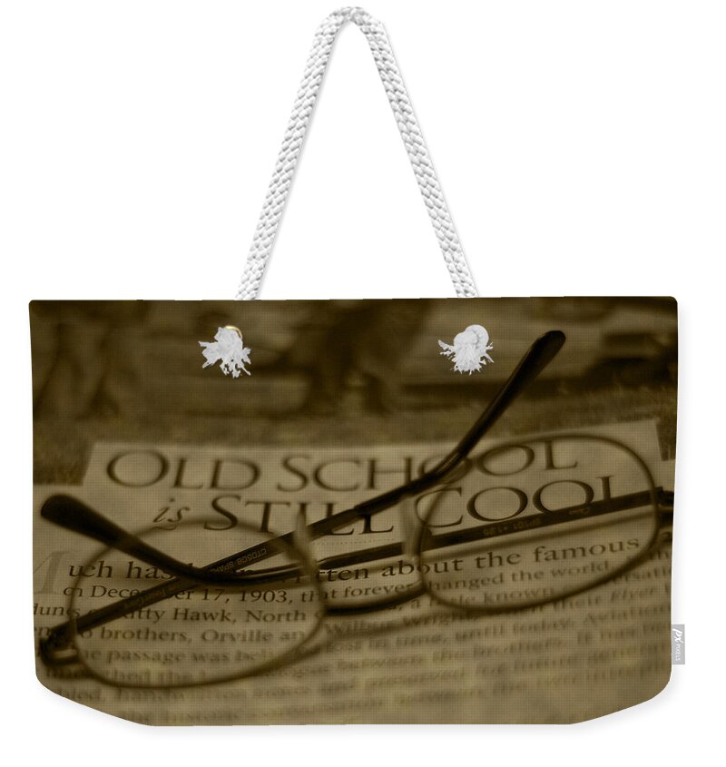 Old School Weekender Tote Bag featuring the photograph Old School by Steven Richardson