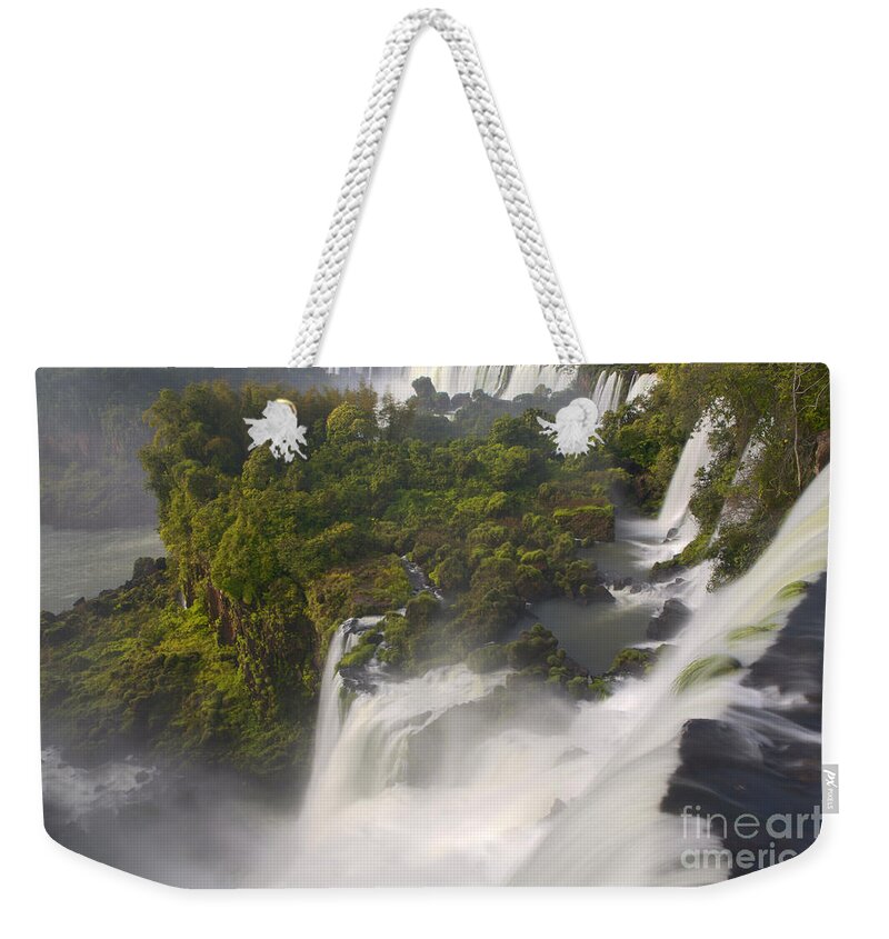 Water Photography Weekender Tote Bag featuring the photograph Over the Edge II by Keith Kapple