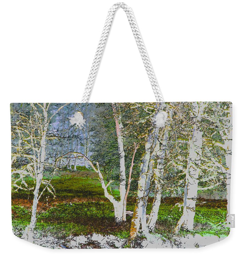 Forest Weekender Tote Bag featuring the photograph Peaceful Meadow by Marie Jamieson