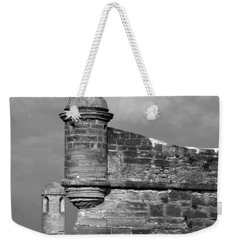 Fine Art Photography Weekender Tote Bag featuring the photograph Perched on history by David Lee Thompson