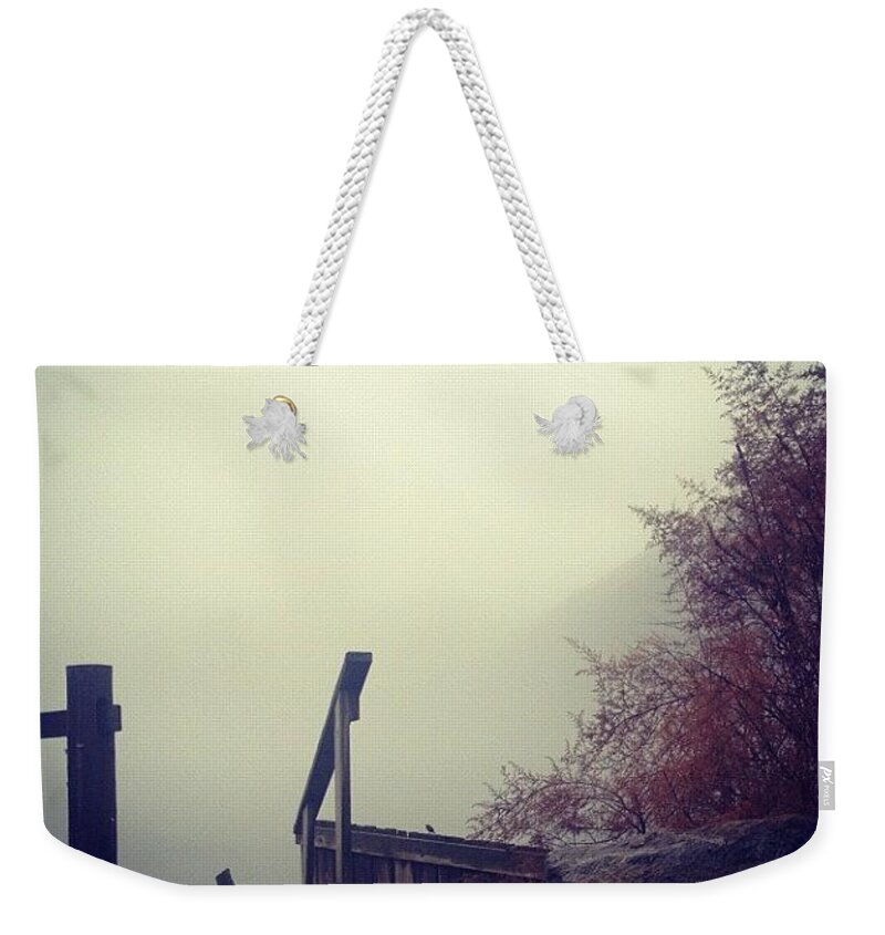Philly Weekender Tote Bag featuring the photograph Philadelphia #philly #kellydr Foggy Day by Katie Cupcakes