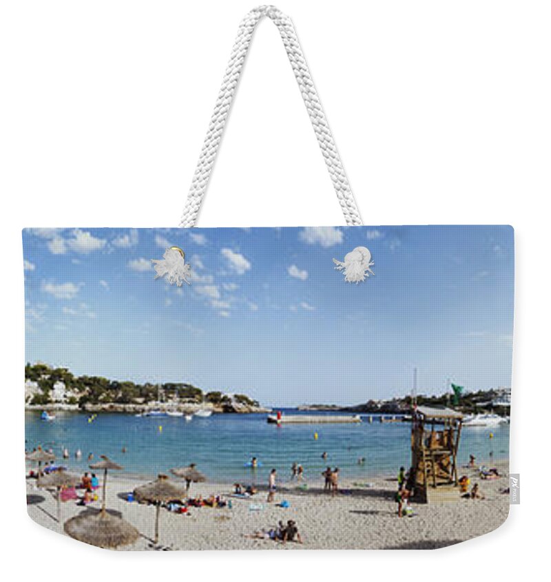 Playa Weekender Tote Bag featuring the photograph Porto Cristo Beach by Agusti Pardo Rossello