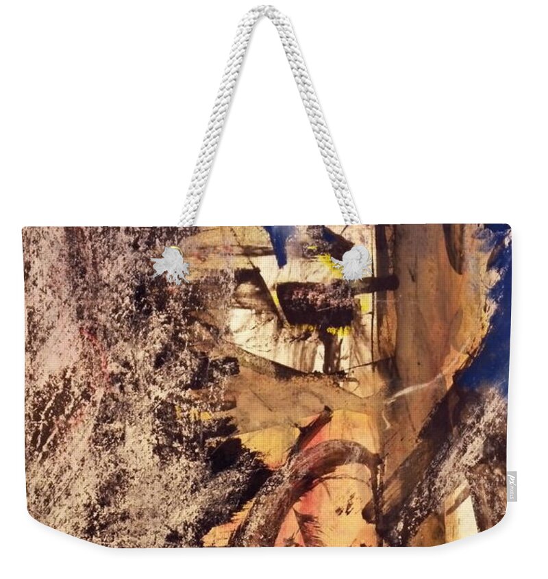 Landscape Weekender Tote Bag featuring the pastel Portrait by JC Armbruster