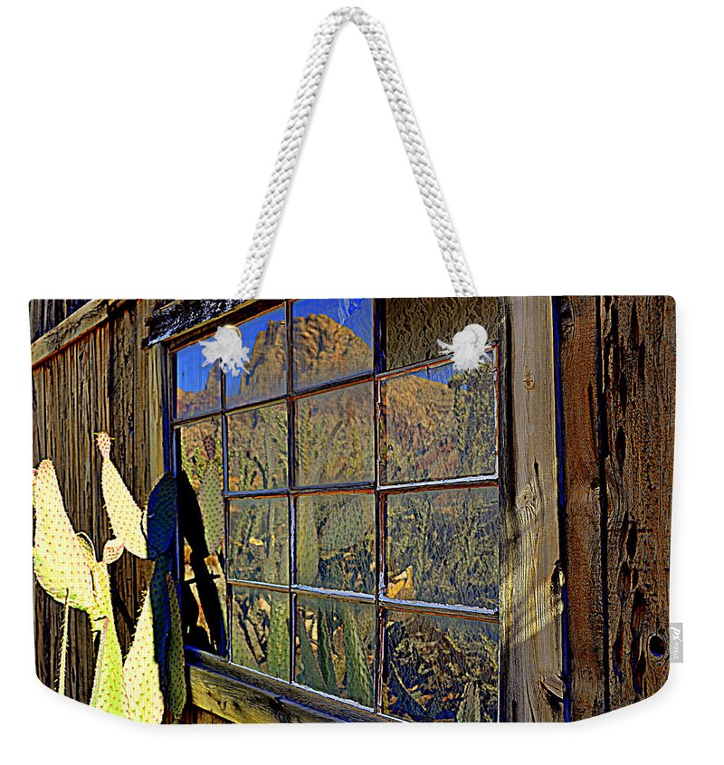 Desert Landscape Weekender Tote Bag featuring the photograph Pure Reflection by Diane montana Jansson