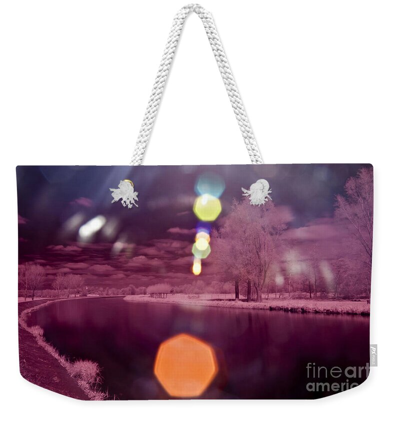 Light Weekender Tote Bag featuring the photograph Recurring Light by Casper Cammeraat