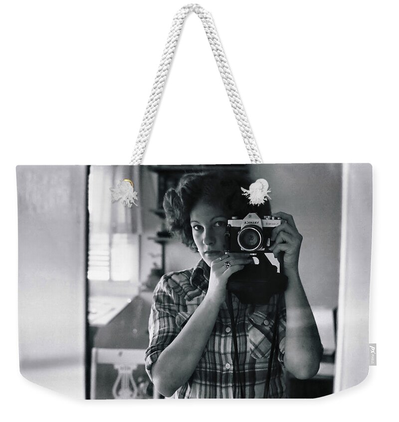 Portrait Weekender Tote Bag featuring the photograph Reflecting Back by Rory Siegel