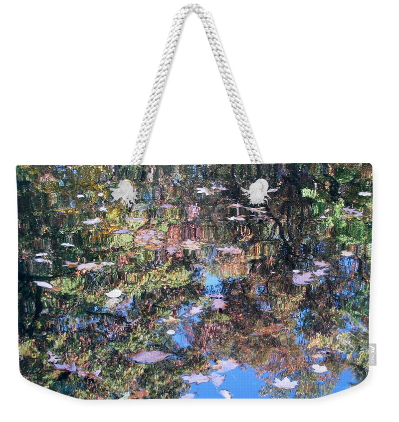 Water Weekender Tote Bag featuring the photograph Reflections in Paradise 3 by Anita Burgermeister