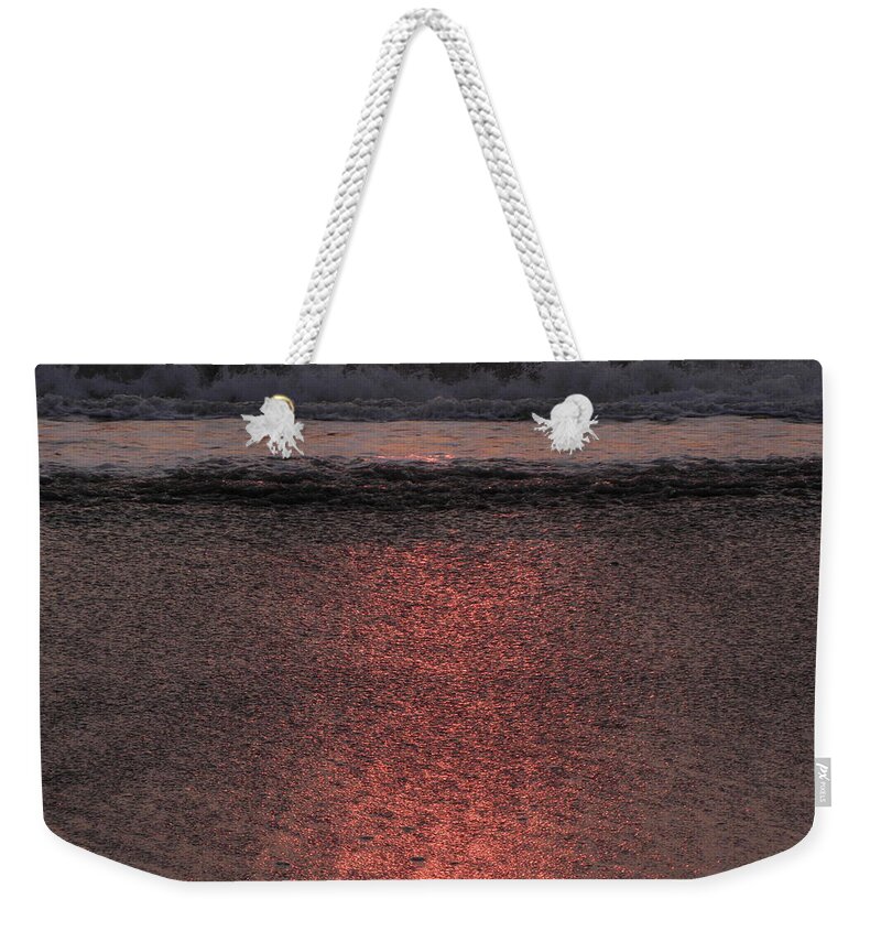Reflective Weekender Tote Bag featuring the photograph Reflective Ripples by Kim Galluzzo Wozniak