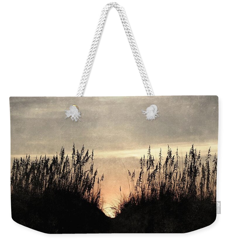 Dunes Weekender Tote Bag featuring the photograph Rise Between The Dunes by Kim Galluzzo Wozniak