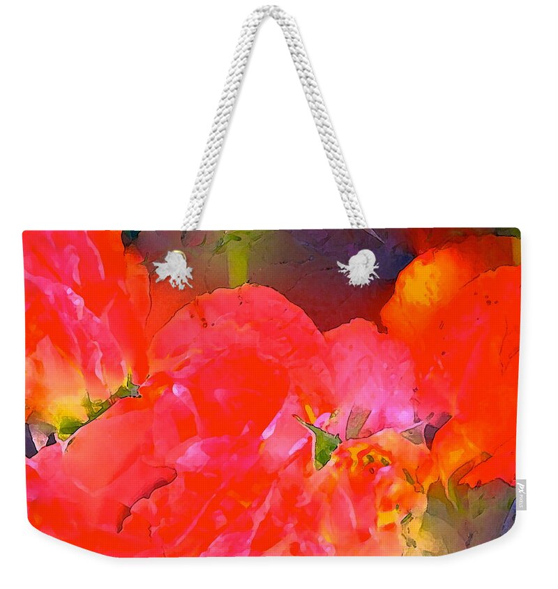Floral Weekender Tote Bag featuring the photograph Rose 144 by Pamela Cooper