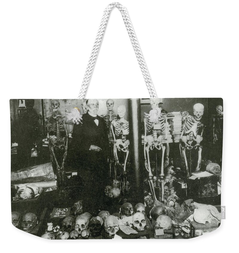 1800s Weekender Tote Bag featuring the photograph Rudolph Virchow, German Pathologist by Science Source