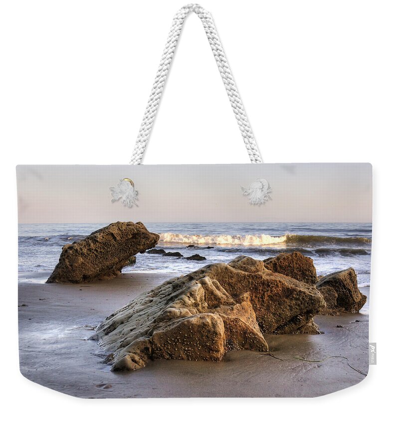 Rocks Weekender Tote Bag featuring the photograph Santa Barbara 4 by The Ecotone