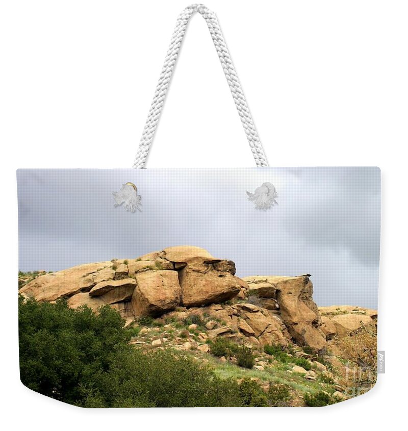 Santa Weekender Tote Bag featuring the photograph Santa Susana Mountains by Henrik Lehnerer