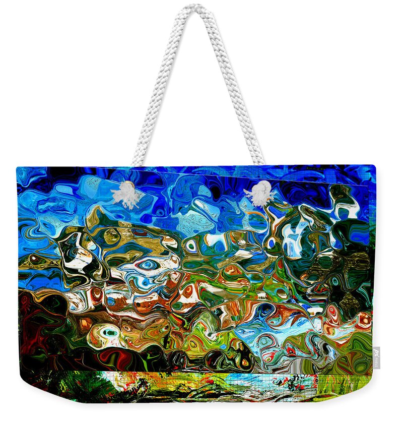 Sedona Az Weekender Tote Bag featuring the painting Sedona In My Mind by Marie Jamieson