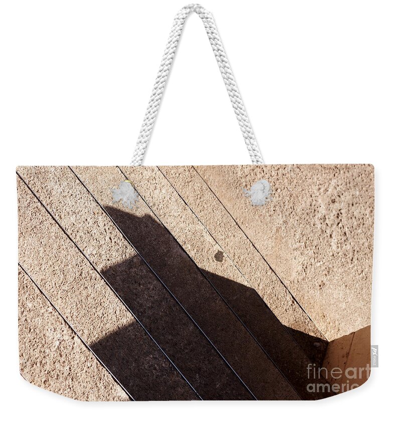 Escalera Weekender Tote Bag featuring the photograph Shadow stair by Agusti Pardo Rossello
