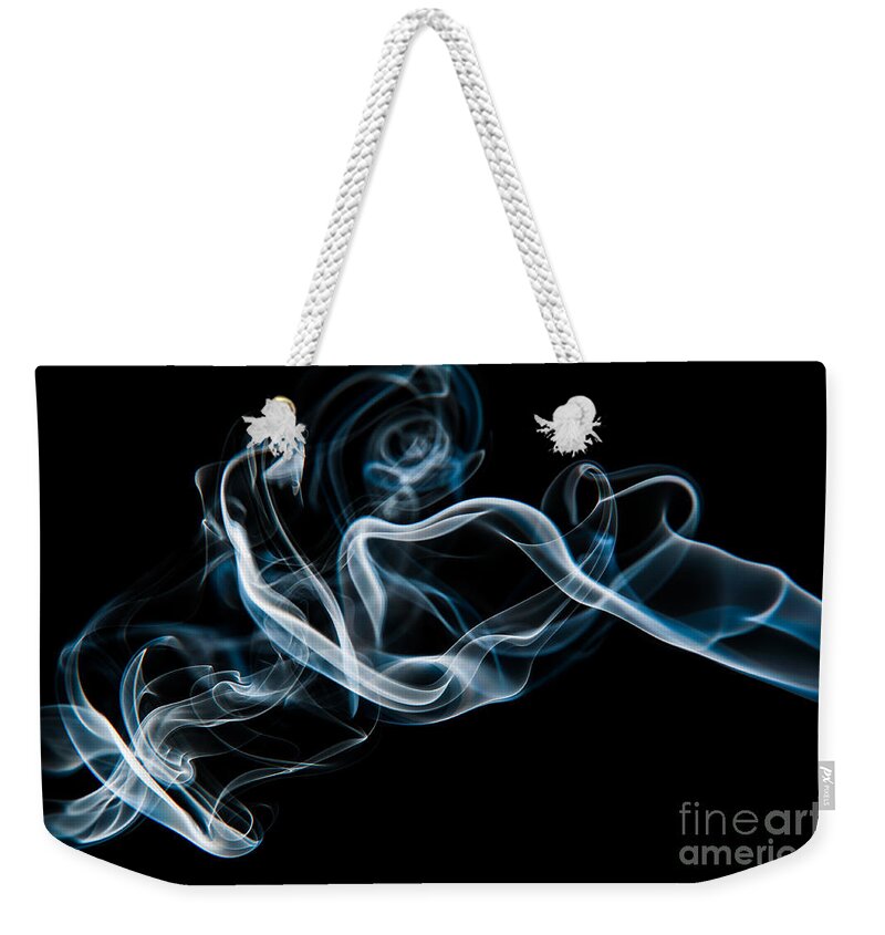 Smoke Weekender Tote Bag featuring the photograph Smoke-2 by Larry Carr