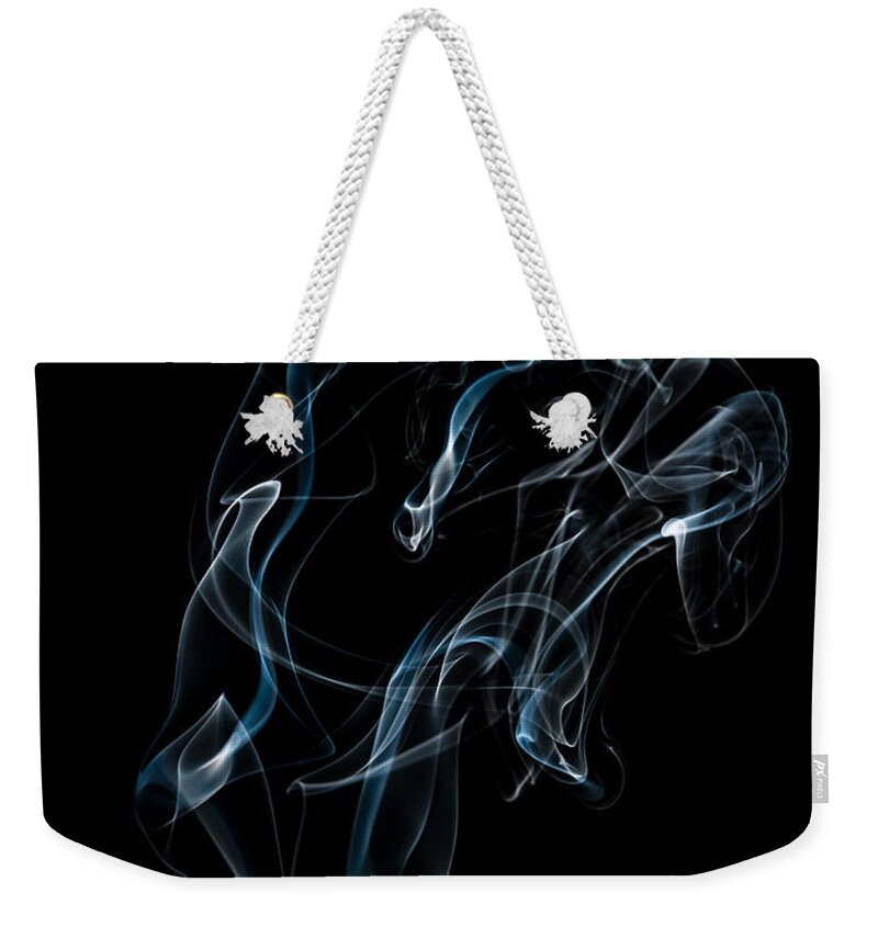 Smoke Weekender Tote Bag featuring the photograph Smoke-6 by Larry Carr