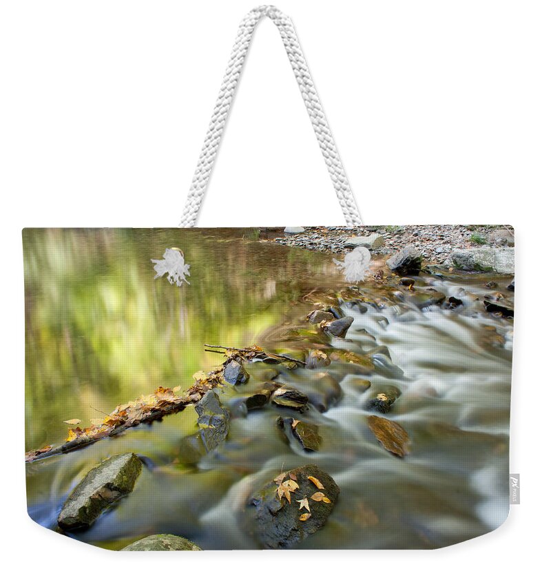 Great Smoky Mountains Weekender Tote Bag featuring the photograph Smoky Mountain Streams IV by Angie Schutt
