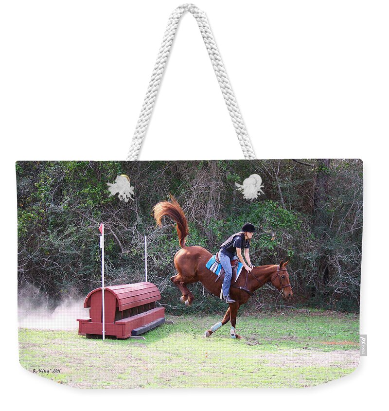 Roena King Weekender Tote Bag featuring the photograph Smooth Landing by Roena King