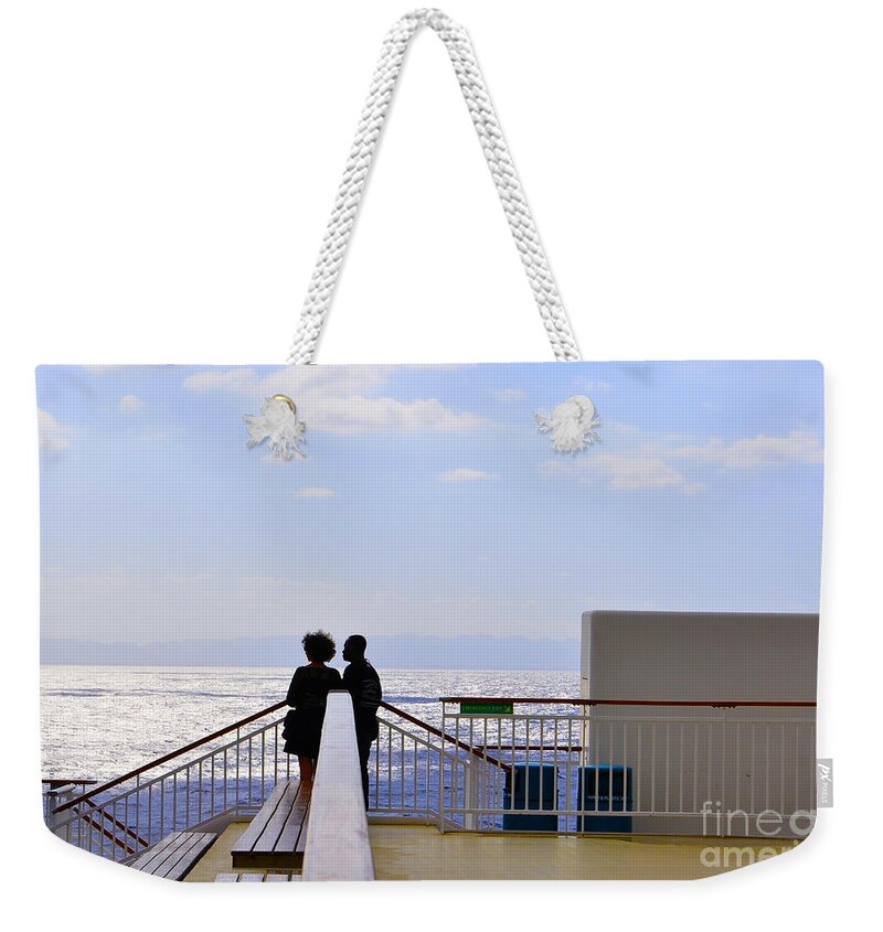 Love Weekender Tote Bag featuring the photograph So close but so far by Dejan Jovanovic