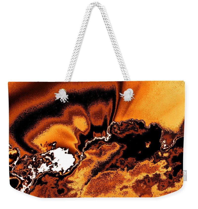 Solar Flare Weekender Tote Bag featuring the photograph Solar Flare by Rebecca Margraf