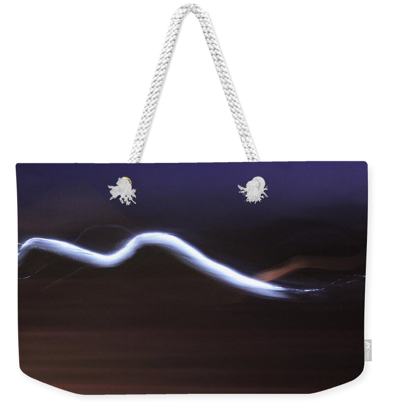 Abstract Weekender Tote Bag featuring the photograph Spirit Horse by Kume Bryant