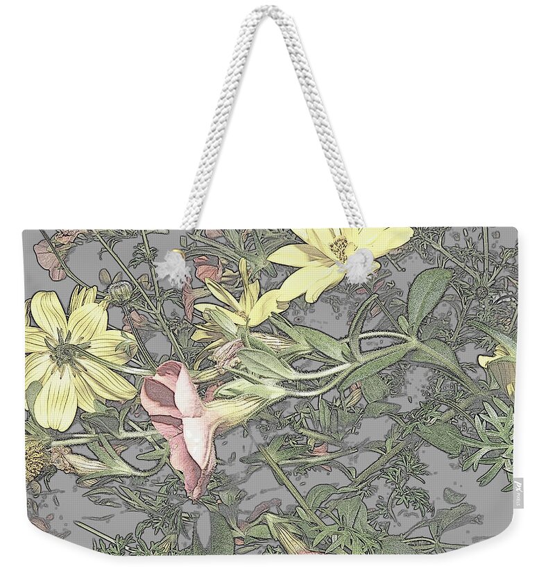 Abstract Photography Weekender Tote Bag featuring the photograph Spring Blossoms In Abstract by Kim Galluzzo