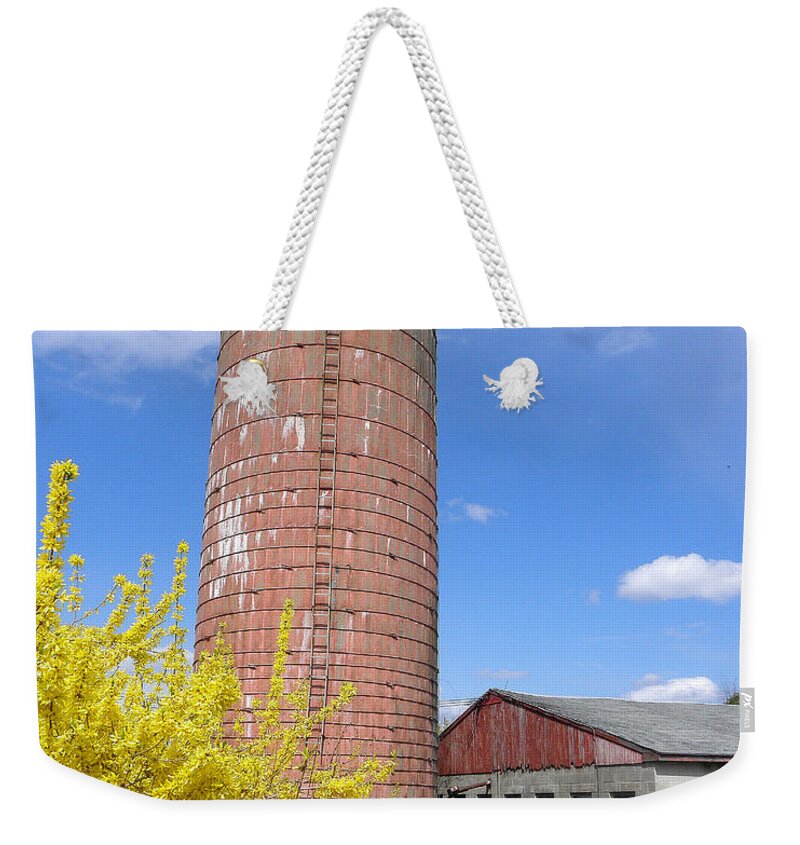 Farm Landscape Weekender Tote Bag featuring the photograph Spring Time Back In Time by Kim Galluzzo