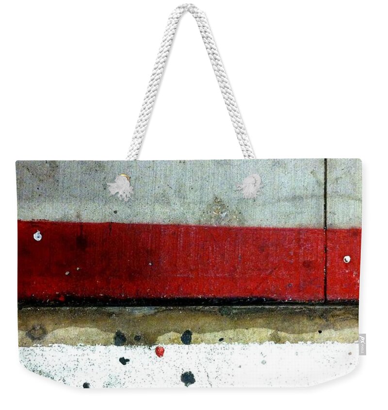 New York City Weekender Tote Bag featuring the photograph Streets of New York Abstract Eight by Marlene Burns