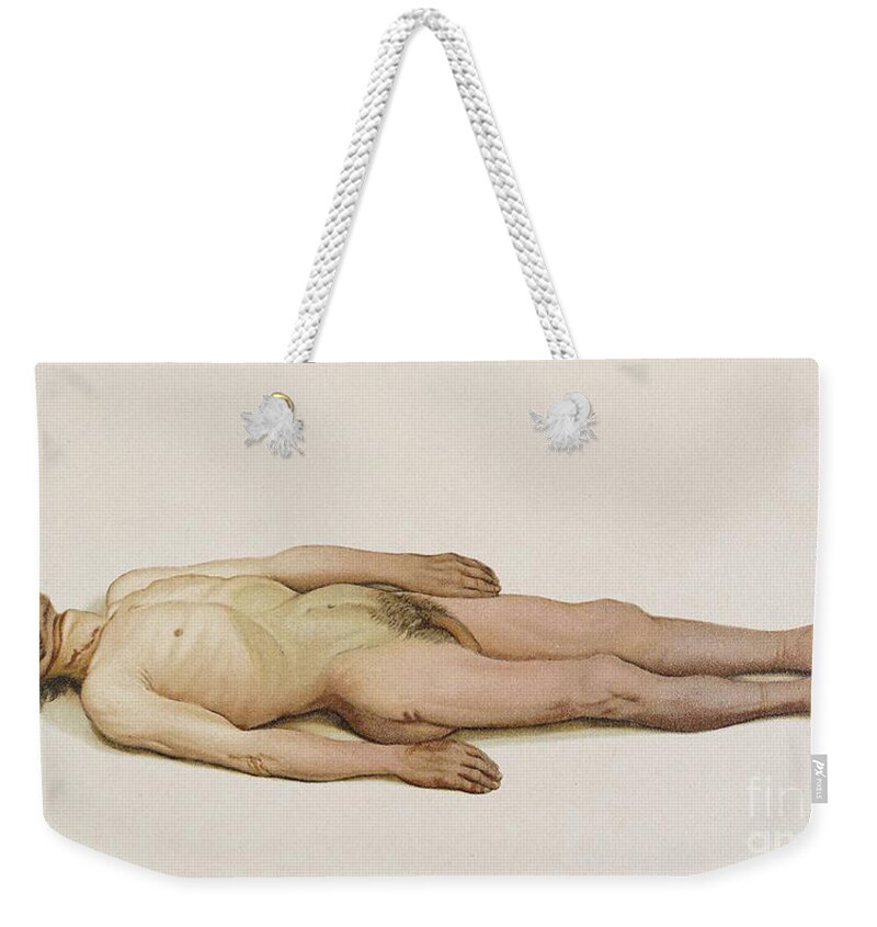 Science Weekender Tote Bag featuring the photograph Suicide By Hanging, 1898 by Science Source