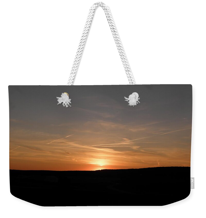 Sundown Weekender Tote Bag featuring the photograph Sundown by Kim Galluzzo Wozniak