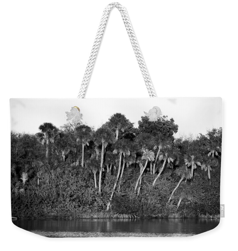 Sunset Weekender Tote Bag featuring the photograph Sunset Black and White by Rich Franco