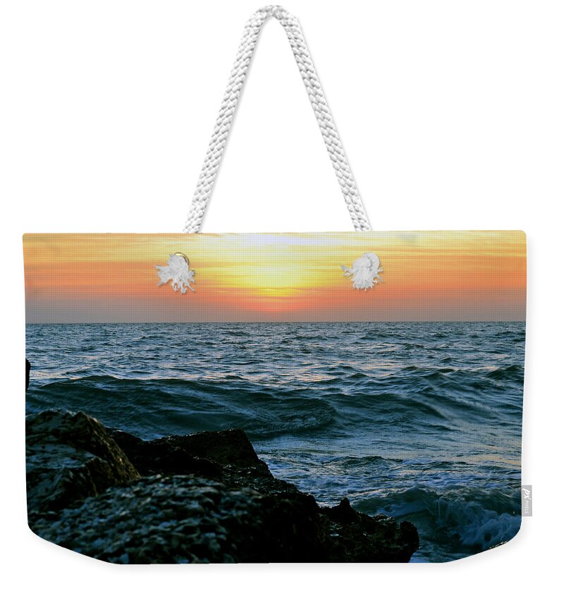 Sunset Weekender Tote Bag featuring the photograph Sunset Captiva by Melanie Moraga