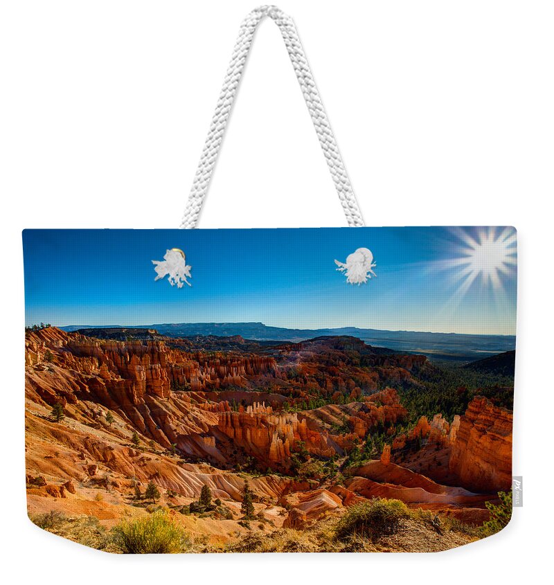 Chad Dutson Weekender Tote Bag featuring the photograph Sunset Sunrise by Chad Dutson