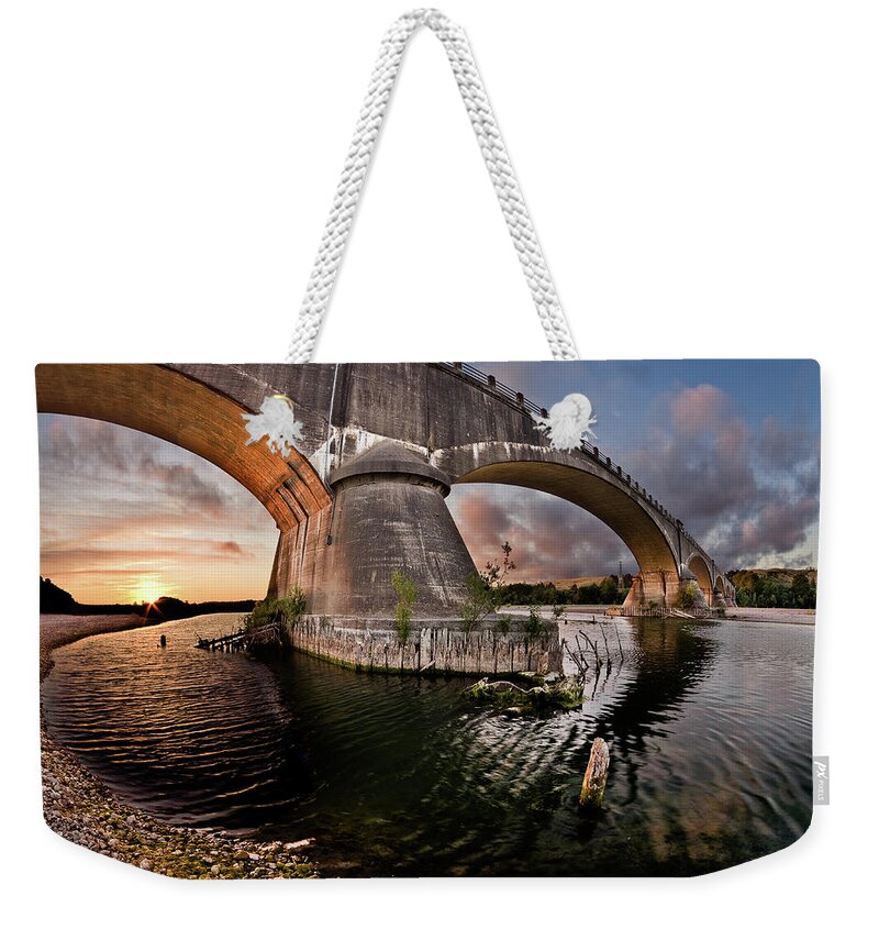 Fernbridge Weekender Tote Bag featuring the photograph Sunset Through Fernbridge by Greg Nyquist