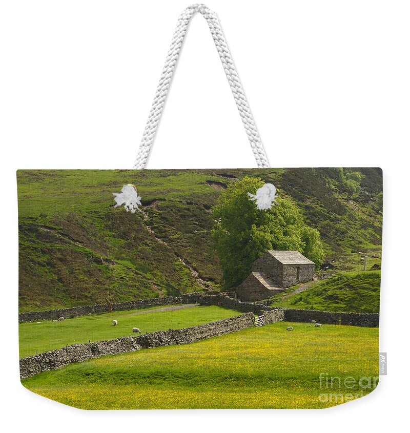 Field Weekender Tote Bag featuring the photograph Swaledale by Louise Heusinkveld