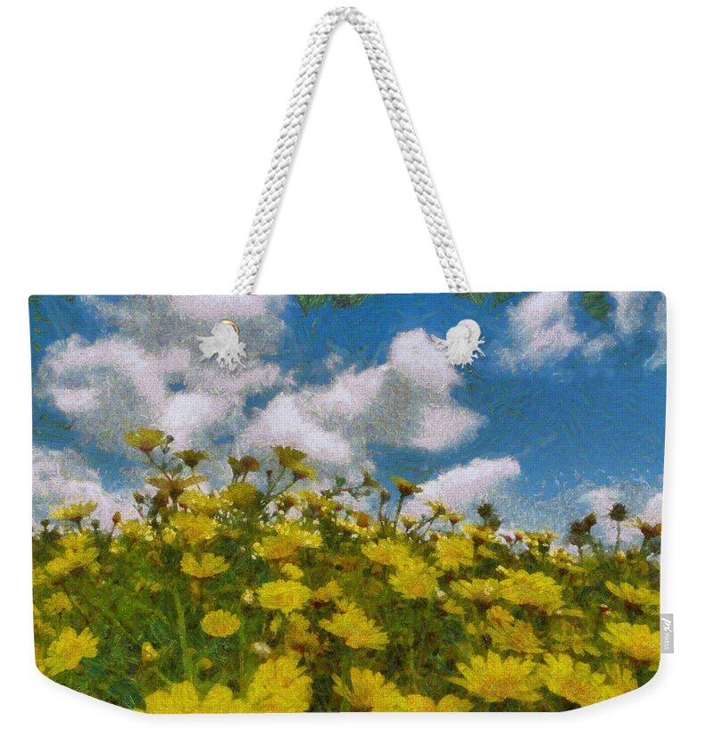 Art Weekender Tote Bag featuring the photograph Tansy by Michael Goyberg