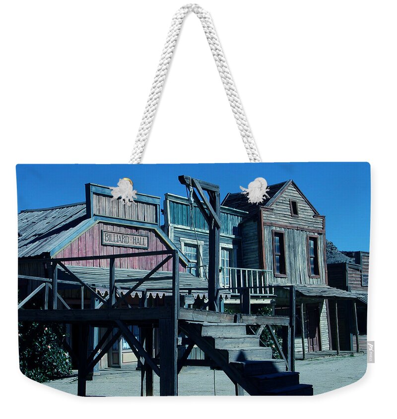 Colette Weekender Tote Bag featuring the photograph Taverna western village in Spain by Colette V Hera Guggenheim