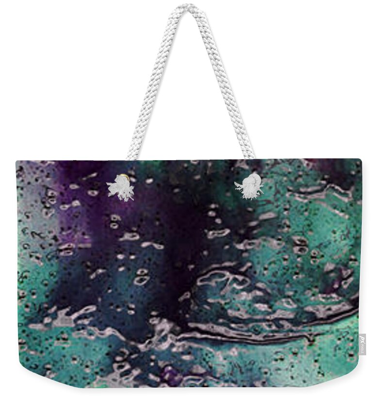 Hearts Weekender Tote Bag featuring the digital art Textures Of The Heart by Linda Sannuti