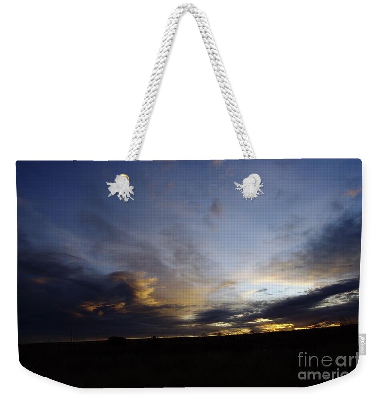 Autumn Weekender Tote Bag featuring the photograph The Autumn Sky by Jeff Swan