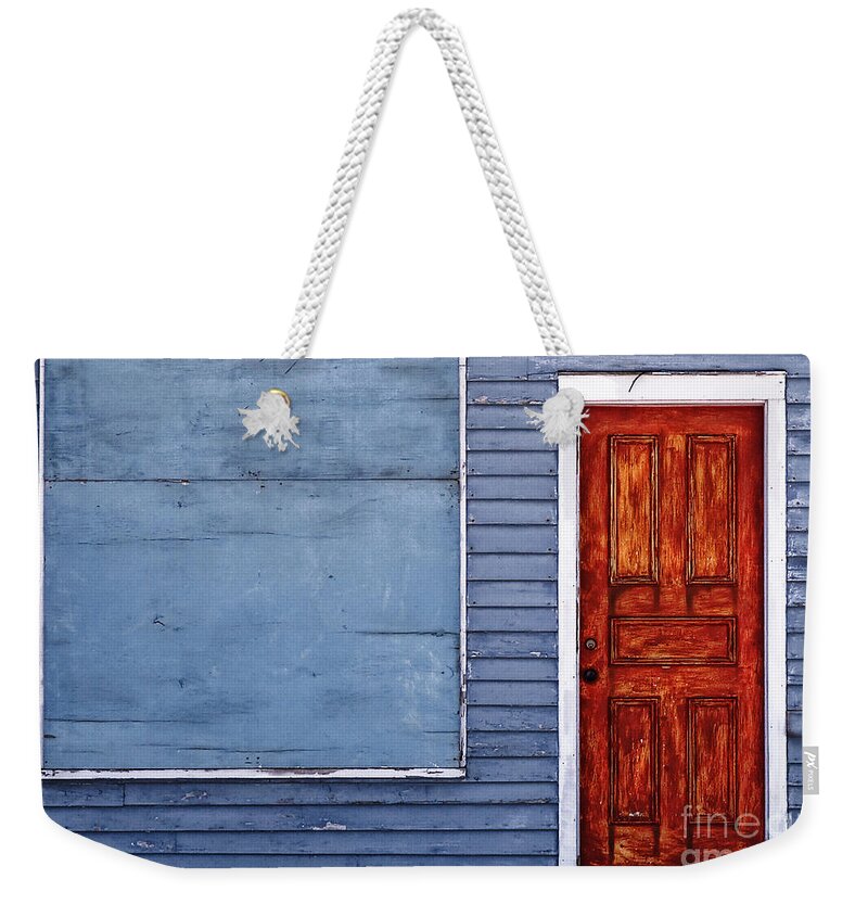 Rustic Weekender Tote Bag featuring the photograph The Book Store by Terry Doyle