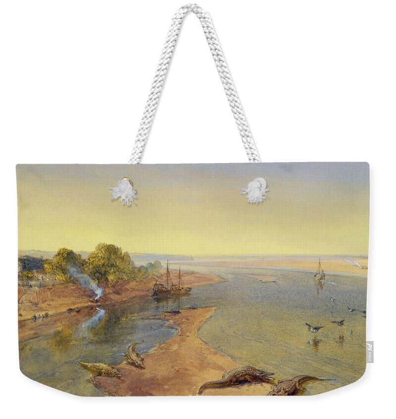 Xyc281119 Weekender Tote Bag featuring the photograph The Ganges by William Crimea Simpson