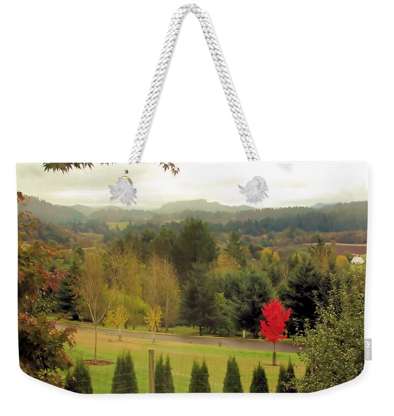 Barn Weekender Tote Bag featuring the photograph The Maple by KATIE Vigil