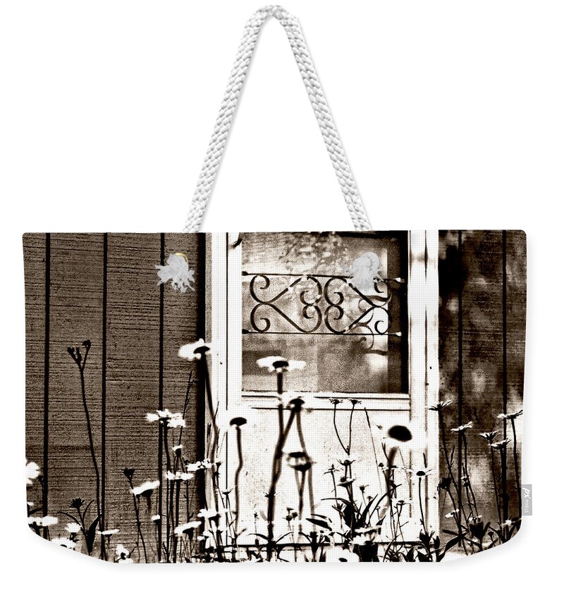 Retro Weekender Tote Bag featuring the photograph The Screen Door by Terry Doyle