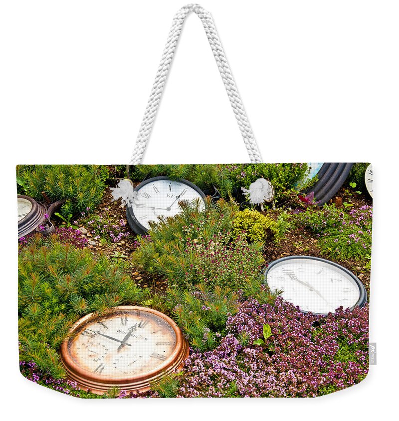 Thyme Weekender Tote Bag featuring the photograph Thyme and Time by Chris Thaxter