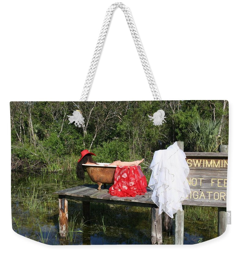 Everglades City Fl.professional Photographer Lucky Cole Weekender Tote Bag featuring the photograph Tubs 013 by Lucky Cole