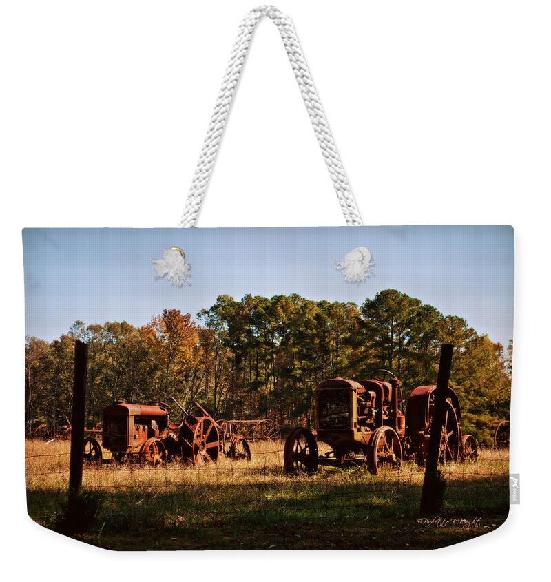 Two Weekender Tote Bag featuring the photograph Two Old Friends by Paulette B Wright