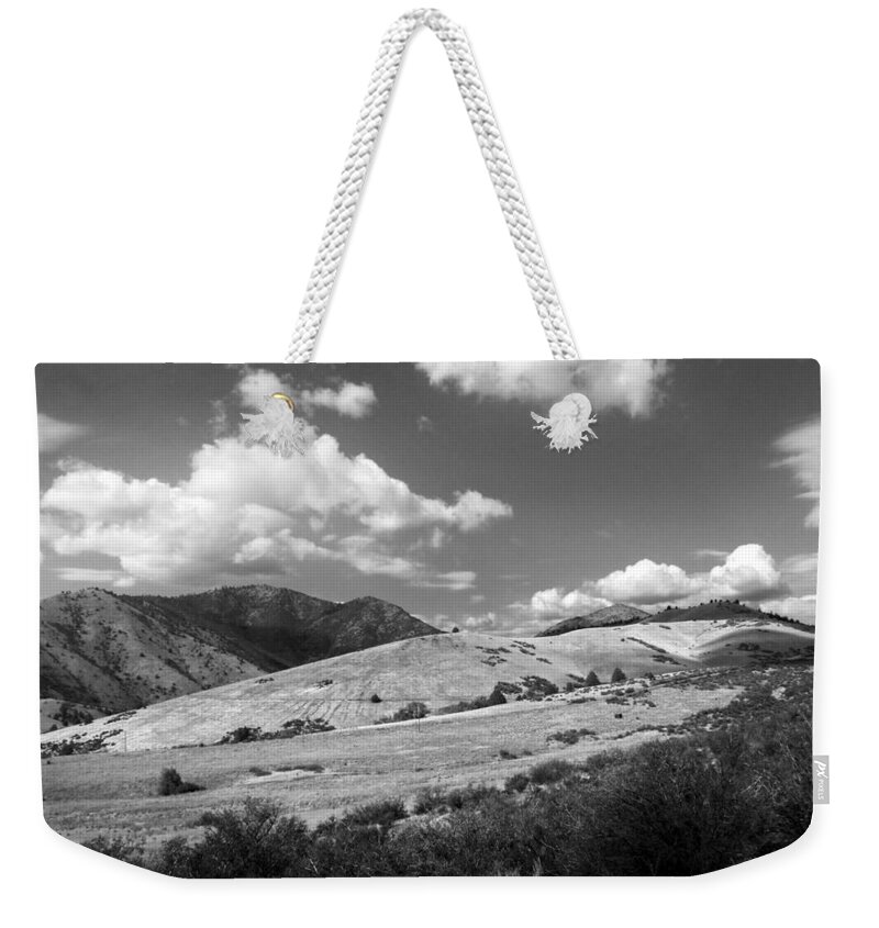 Ashland Weekender Tote Bag featuring the photograph View into the Mountains by Kathleen Grace