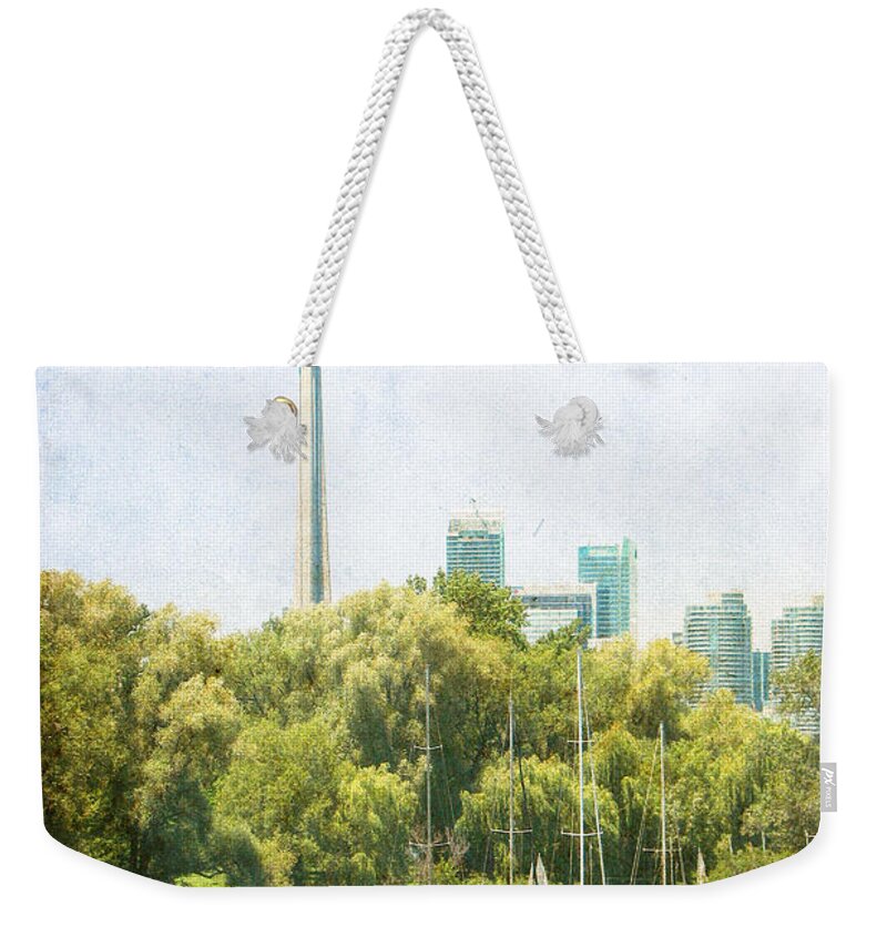 Toronto Weekender Tote Bag featuring the photograph Vintage Toronto by Traci Cottingham