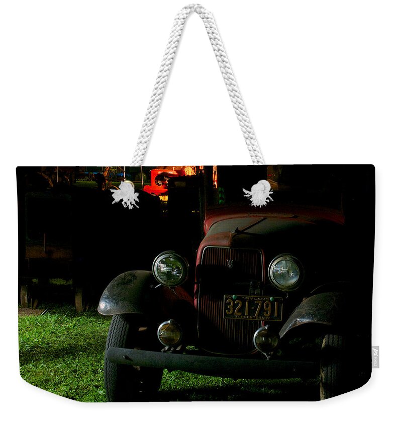Arcadia Volunteer Firc Company Weekender Tote Bag featuring the photograph Waiting until Morning by Mark Dodd